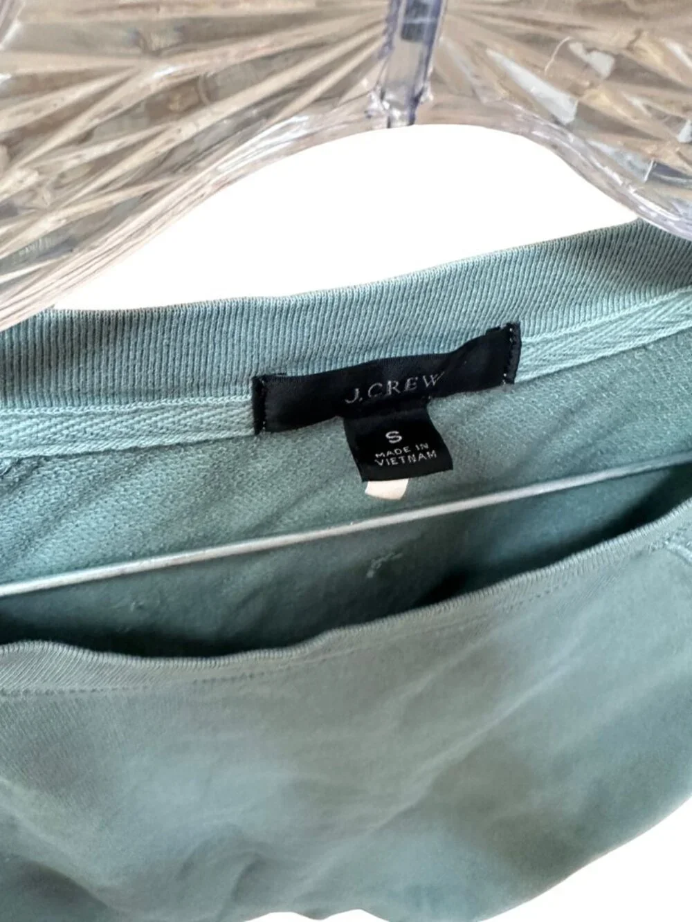 J.Crew Blue Green Long Sleeve Sweatshirt - Women's Small